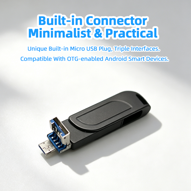 New Arrival Type C Interface USB 3.0 Flash Drive Full Capacity Portable Pendrive Memory Stick for Phone Tablet Laptop Desktop PC