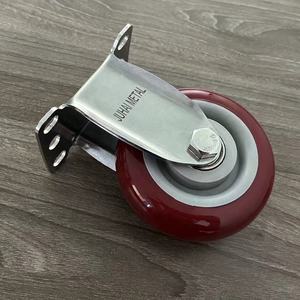 Precio de fábrica 3/4/5 pulgadas 80/110/130kg estilo JC PU rueda giratoria y rueda giratoria 4 pulgadas 50mm ruedas industriales - Product Image 6