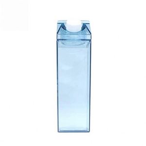 500ml/750ml/1000ml PS <b>Plastic</b> Leakproof Square Water Bottle with Direct <b>Drinking</b> Lid Party Use Customizable Screen Printing - Product Image 2