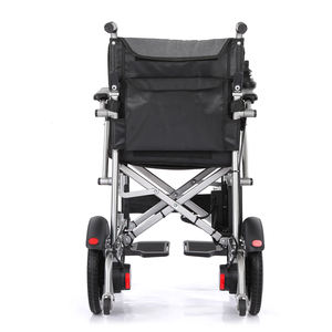 Silla de ruedas motorizada portátil ultraligera plegable 2025, silla de ruedas eléctrica 4x4 de playa de aluminio para ancianos para adultos - Product Image 5