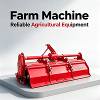Cultivador Rotatorio 1GQ-220 Fabricado en China, Equipo de Labranza de 2.2m de Ancho para Tractor Diésel