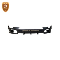 Diffuseur de lèvre pour voiture Porsche, jupes latérales, accessoire de carrosserie en Fiber de carbone de Style TKT, 2020