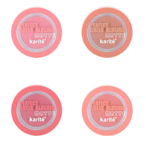 Karite Perfect Cheek <span class=keywords><strong>Teint</strong></span> Naturel Couleur Blush Blush Visage <span class=keywords><strong>Maquillage</strong></span> Cosmétique Produit De Beauté OEM Logo Personnalisé Marque Privée - Product Image 4