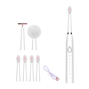 2020 nuevo adulto <span class=keywords><strong>cepillo</strong></span> de dientes eléctrico de vibración sónica 6 modos impermeable para hombres y mujeres - Product Image 3