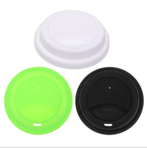 Couvercles en silicone pour tasses à café écologiques sans BPA - Qualité alimentaire, portables, cadeaux promotionnels originaux avec logo personnalisé - Product Image 3
