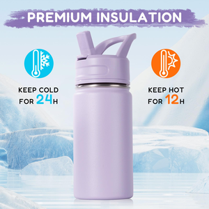 20oz 34oz Custom Logo Bottle Green Sports Vacuum Insulated Stainless Steel Ceramic Inner Water Bottle <b>With</b> <b>Straw</b> Lid - Product Image 6