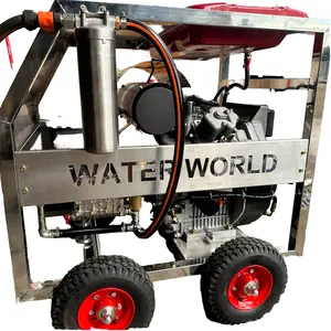 New Electric High-Pressure Drain Cleaning Machine Diesel-Fueled Pipe Cleaner with Pump and Engine Core Components