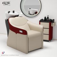 Fauteuil de lavage électrique réglable pour salon de coiffure QUHE, chaise de shampoing moderne de luxe avec massage du dos