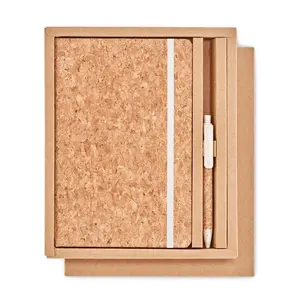 SUBER sustainable merchandising <b>cork</b> pen <b>block</b> set - Product Image 3