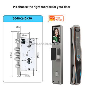 Cerradura Inteligente para Puerta con Control Remoto Tuya, Alta Seguridad, Precio de Fábrica, <span class=keywords><strong>C</strong></span>ámara Wifi, Reconocimiento Facial y de Huellas Dactilares, con Múltiples Idiomas - Product Image 6