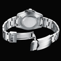 Мужские механические автоматические часы класса люкс Montre Homme, водонепроницаемые до 10 АТМ, из нержавеющей стали, с настоящим сапфировым стеклом, механизм GMT SL3032