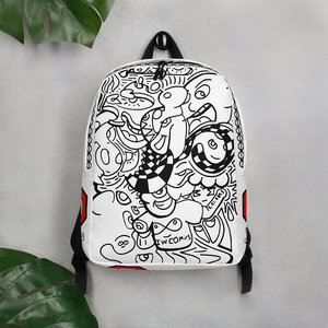 IMPOSSIBILE # Zaino per studenti colorabile (dipingibile) in 8 colori con design leggendario IW Comics - Product Image 1