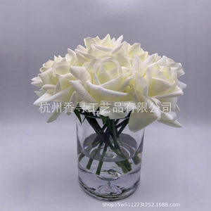 ดอกกุหลาบประดิษฐ์ Heshes ทำจากโฟม PE งานแฮนด์เมด ของขวัญวันเกิดสุดคลาสสิก ของตกแต่งอโรมาเธอราพี ใช้ซ้ำได้ รีไซเคิลได้ ใช้งานได้นาน 120-180 วัน - Product Image 4