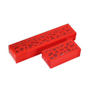 กล่องใส่ขนมมาการองอาหารแบบกำหนดเองกล่องใส่เค้กขนมคุกกี้ช็อคโกแลตกล่องกระดาษใส่ลูกกวาด - Product Image 4