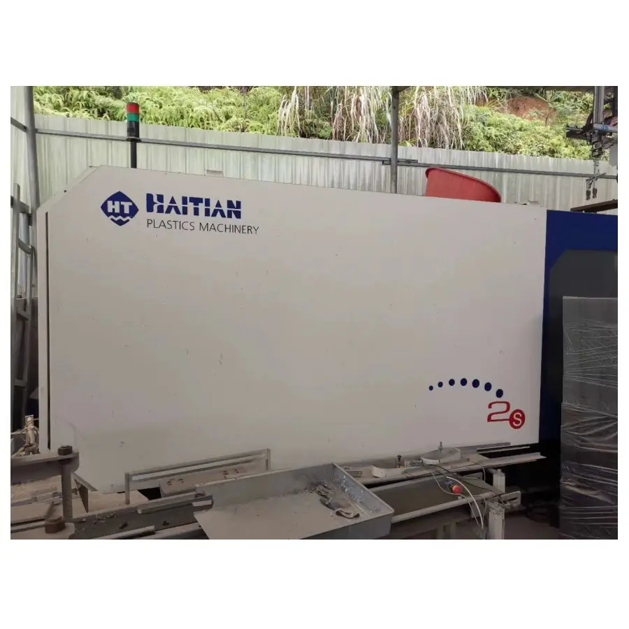สภาพใหม่ไฮติ600ตันเครื่องฉีดพลาสติกผ้าห่มผลไม้เครื่องทำกับเซอร์โวมอเตอร์