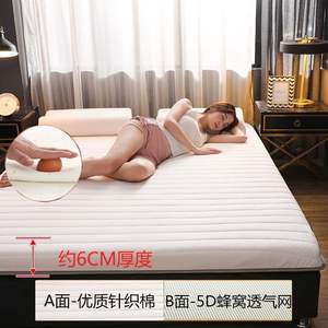 Tapis en soie fraîche, <span class=keywords><strong>matelas</strong></span> en mousse épaissi double face, fermeté moyenne, design moderne, tapis tatami pour la maison, simple/dormitoire/double - Product Image 6