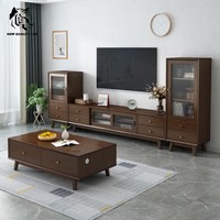 Meuble TV en bois écologique sur mesure, fabriqué en usine, prix abordable, prêt à être expédié, pour salon et chambre.