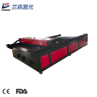 1300*2500 grand format CO2 à plat CNC Cutter Laser gravure découpeuse pour caoutchouc MDF gravé pour caoutchouc MDF