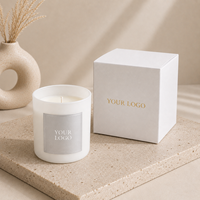 Bougie parfumée en cire de soja LF Luxury Floral Rose Scent pour cadeau de mariage, bougie parfumée personnalisée, OEM ODM