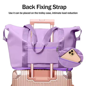 도매 대용량 방수 접이식 여행 더플 백 학교 여행 접이식 캐리 백 - Product Image 6