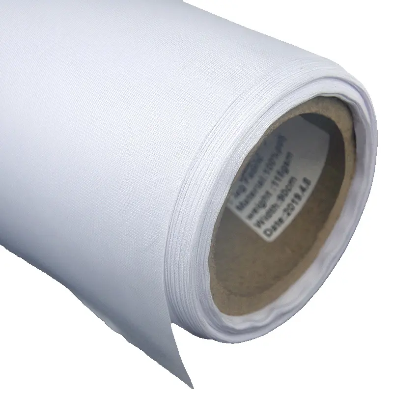 Toptan fiyat süblimasyon Polyester kumaş rulo dijital baskı gerilmiş sanat tuval kağıt rulosu