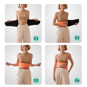 Soporte <span class=keywords><strong>Lumbar</strong></span> Alphay Cómodo para el Dolor de Espalda Baja con Ajuste de Polea y <span class=keywords><strong>Almohadilla</strong></span> Térmica para Uso en Oficina y Hogar - Product Image 3