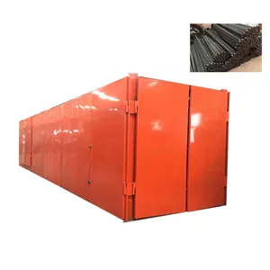 mesh belt hot air dryer/briquettes drying machine/coal briquettes drying machine