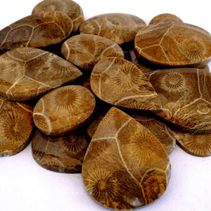 Le plus vendu le mieux bonne note brillant de qualité supérieure cabochon de corail du maroc naturel pierre précieuse en vrac - Product Image 1