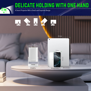 โปรเจคเตอร์อัจฉริยะ4K 200แอนซี่แอนดรอยด์<span class=keywords><strong>11</strong></span> OS เลนส์โฟกัสอัตโนมัติลำโพงไร้สายในตัวสำหรับโฮมเธียเตอร์ - Product Image 5