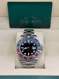 Montre de haute qualité en acier inoxydable lumineux de 41 mm avec mouvement mécanique ETA, verre saphir, Pepsi GMT, modèle VS Factory V3 3285 - Product Image 2