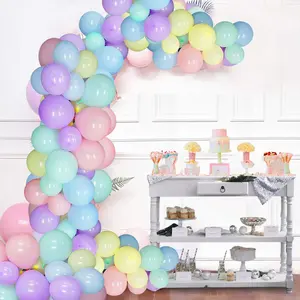 Воздушный шар-мишка, качественная первая вечеринка, декоративный «Diy», венок из мятного шара, 10 дюймов, пастельные цвета, латексный макарон, шарик, арка
