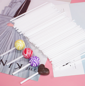 Bâtons de sucettes en plastique, 10CM de Long, Pop, pour sucettes, bonbons, chocolat, sucrier, outil de cuisine, 100 pièces - Product Image 3