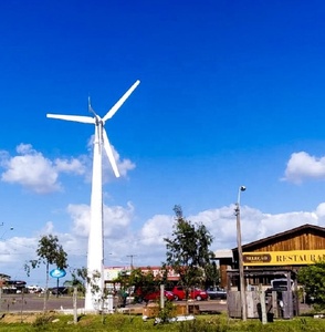 กังหันลมผลิตไฟฟ้าจริง 10KW 380VAC แรงดันไฟฟ้า 120V 220V 240V พร้อมใบพัด FRP ขนาด 3200 มม. สำหรับใช้ในครัวเรือนหรือเชิงพาณิชย์ มาตรฐาน CE F - Product Image 5