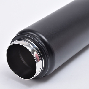 Botella DE AGUA DE ACERO INOXIDABLE aislada al vacío de viaje deportiva de doble pared de boca ancha personalizada de 32oz /1000ml con tapa de paja - Product Image 6