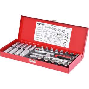 KS TOOLS Jeu de douilles 3/8 ", 30 pièces - Product Image 1
