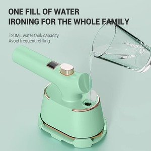 Bàn ủi hơi nước mini cầm tay, đế gốm, bán chạy, bàn ủi hơi nước điện dùng cho gia đình, khách sạn, may vá, giặt là - dùng trong gia đình - Product Image 2
