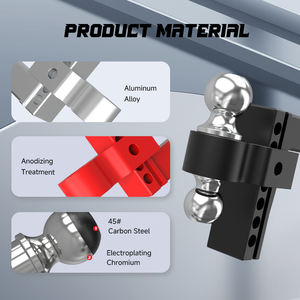 Soporte de <span class=keywords><strong>Bola</strong></span> de <span class=keywords><strong>Remolque</strong></span> Ajustable de Aleación de Aluminio de Alta Calidad y <span class=keywords><strong>Precio</strong></span> Económico de Fábrica Ambull - Product Image 3