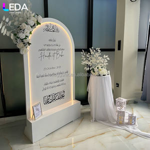 ป้ายต้อนรับ LED สำหรับงานแต่งงาน งานปาร์ตี้ ภายในและภายนอกอาคาร ดีไซน์เรียบง่ายทันสมัย พร้อมอะคริลิค รุ่นใหม่ล่าสุด - Product Image 2