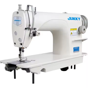 <span class=keywords><strong>Machine</strong></span> <span class=keywords><strong>à</strong></span> <span class=keywords><strong>Coudre</strong></span> Industrielle JUKKY 8700 Point Droit <span class=keywords><strong>à</strong></span> Aiguille Simple avec Pied Transporteur Électrique pour Vêtements - Product Image 1