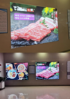 Boîte à lumière LED de type tiroir à profil mince de 0,8 mm, montage mural/suspendu, affichage de menu de magasin, affiche publicitaire intérieure, affichage photo, CE
