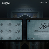 Tablet Doa Islam Android 13 Warna Hitam 10,36 Inci, Al-Quran Lengkap & Berbagai Pembaca untuk Penggunaan di Masjid