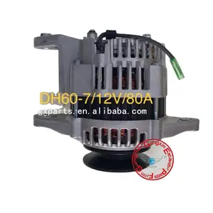 Alternatore di DH60-7 di alta qualità 12V 80A generatore per Daewoo Doosan escavatore parti del motore