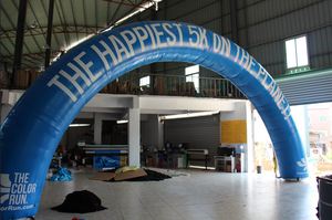Inflatable COLOR RUN Arch for Outdoor Commercial Advertising Sale Events - Product Image 2