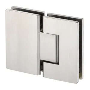 Bisagra de puerta de vidrio sin marco Clip rectangular Panel de fundición de precisión Bisagra de baño