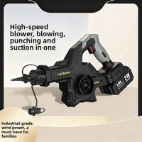 Souffleur d'air électrique professionnel 3 en 1 à grande vitesse, aspirateur - Moteur sans balais puissant pour atelier industriel, nettoyage de voiture, poussière