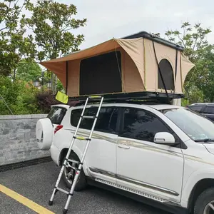 Hot Sale Rooftop Tent For Camping Hardshell Rooftop Tent For Van Jeep SUV Truck Car Tents For Camping Aluminium Pop Up Tent Ha