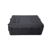 Étui de vol personnalisé 19 "260/390mm portable 2U 3U 4U 6U en plastique dur pour écran de levage motorisé Étui de vol Dj antichoc Pioneer Sr2