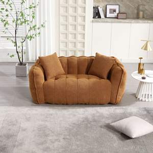 Fauteuil pouf carré confortable DB avec noyau en mousse pour deux personnes, idéal pour la maison ou le bureau - Product Image 4
