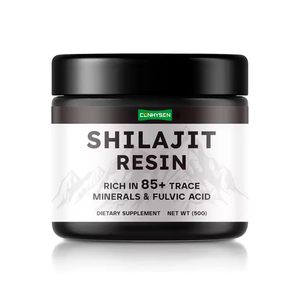 Suplemento de resina Shilajit del Himalaya OEM y ODM, refuerzo de inmunidad, minerales traza de ácido fúlvico para adultos, resina Shilajit Natural - Product Image 1