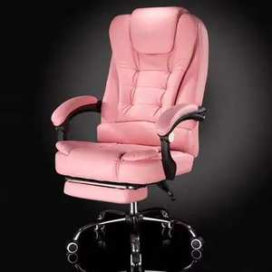 Chaise de bureau de direction ergonomique pivotante en cuir PU, vente directe d'usine - Product Image 6